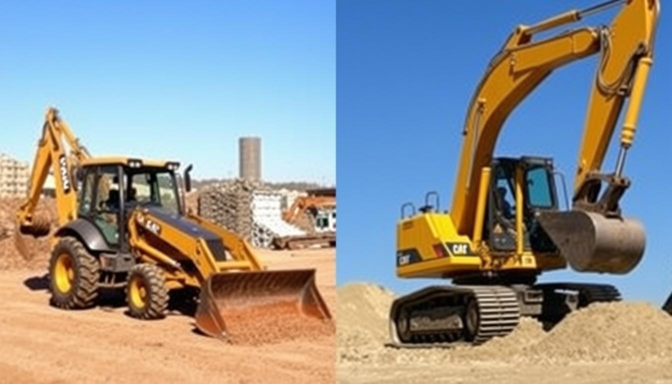 Tractopelle ou pelleteuse : Quelle machine choisir pour vos travaux ?