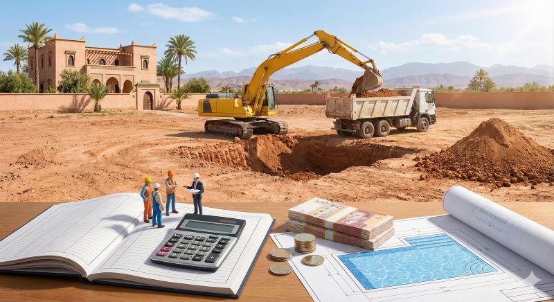 Terrassement Piscine Maroc
