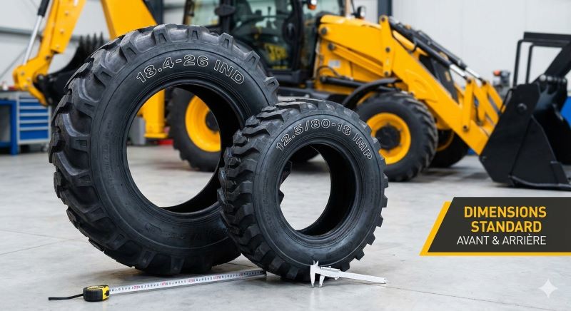 pneus de tractopelle