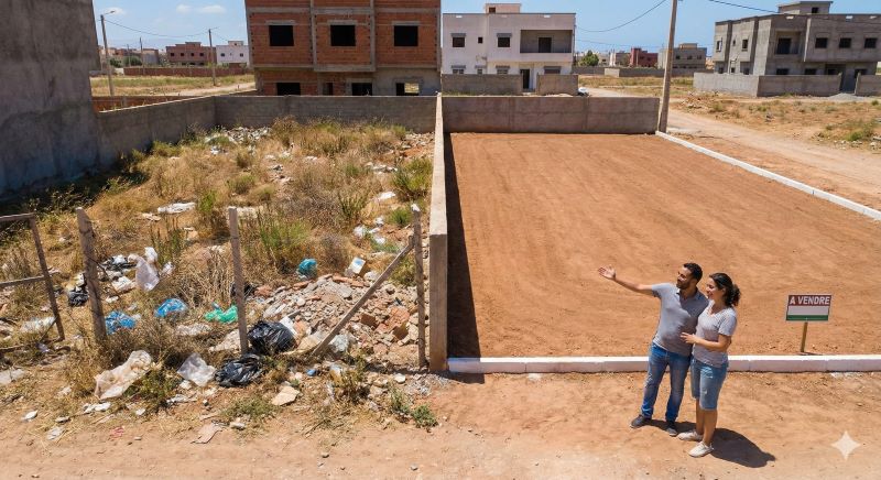 nettoyage terrain vague