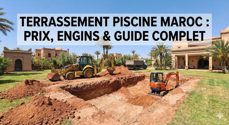 Terrassement Piscine Maroc