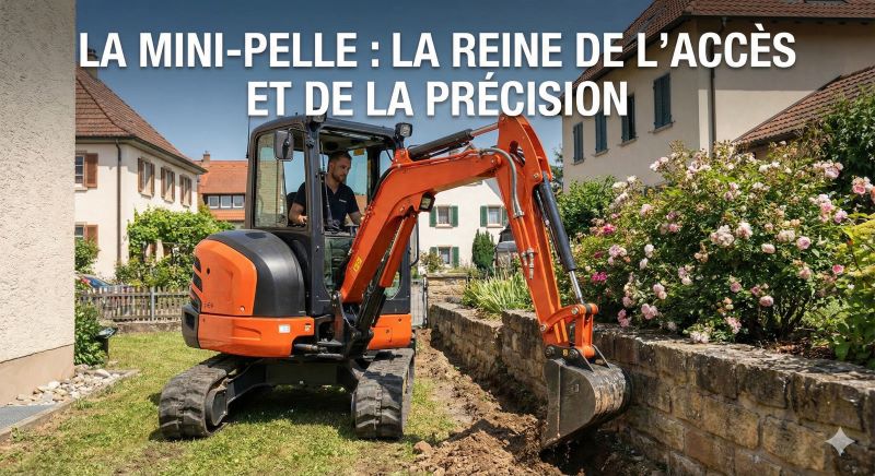 Tractopelle ou Mini-Pelle